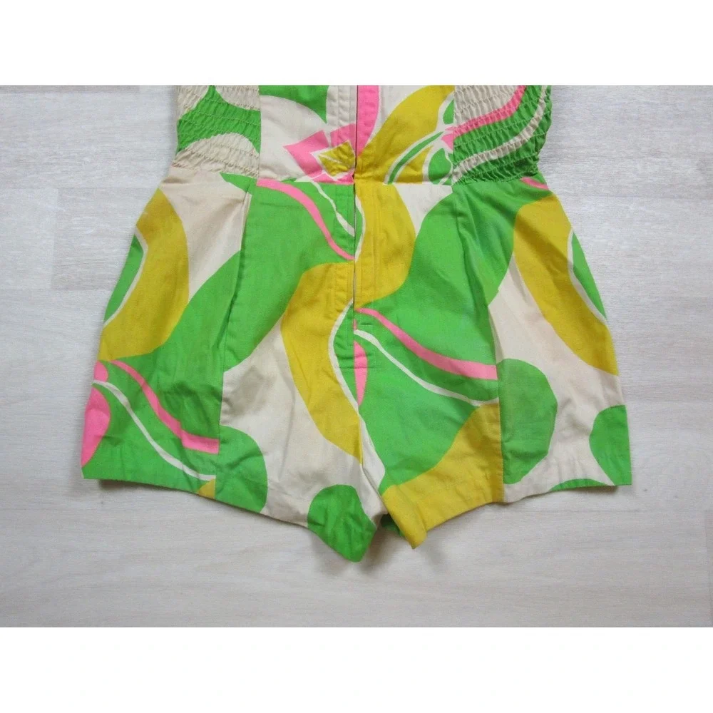 Vintage 60s Sandcastle Swimsuit Size (10) Mod Groovy Hippy Playsuit